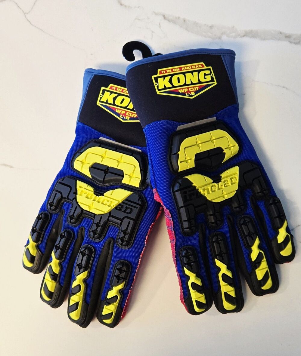 Ironclad KONG Deck Crew Waterproof A7 IVE Safety Impact Gloves KDC5W Large L NWT